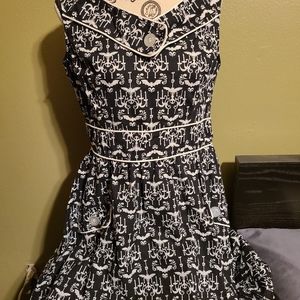 Folter brand bat pinup dress